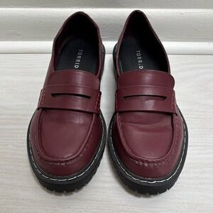 Torrid Dark Red Loafers